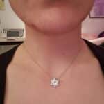 Zircon Snowflake Necklace photo review