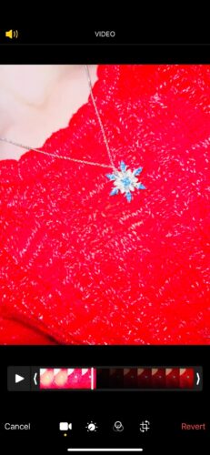 Zircon Snowflake Necklace photo review