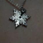 Zircon Snowflake Necklace photo review