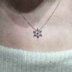 Zircon Snowflake Necklace photo review