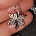 Zircon Snowflake Necklace photo review