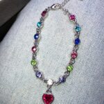 Ocean Heart Blue Crystal Bracelet photo review