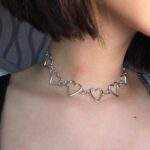 Korean Style Sweet Love Heart Choker Necklace photo review