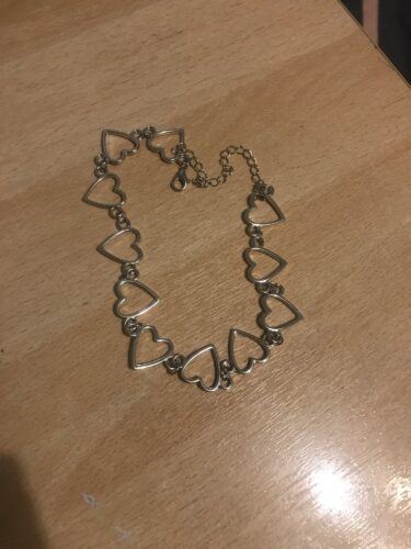 Korean Style Sweet Love Heart Choker Necklace photo review