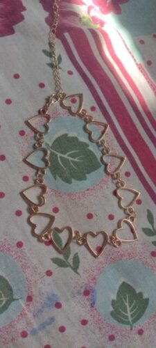 Korean Style Sweet Love Heart Choker Necklace photo review