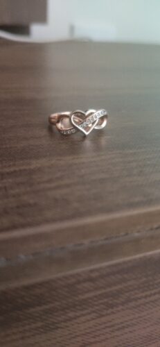 Rose Gold Plated Heart shaped Ring photo review