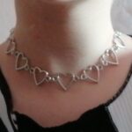 Korean Style Sweet Love Heart Choker Necklace photo review