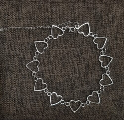 Korean Style Sweet Love Heart Choker Necklace photo review