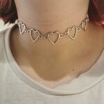 Korean Style Sweet Love Heart Choker Necklace photo review