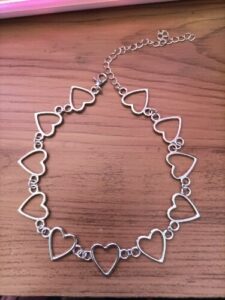 Korean Style Sweet Love Heart Choker Necklace photo review