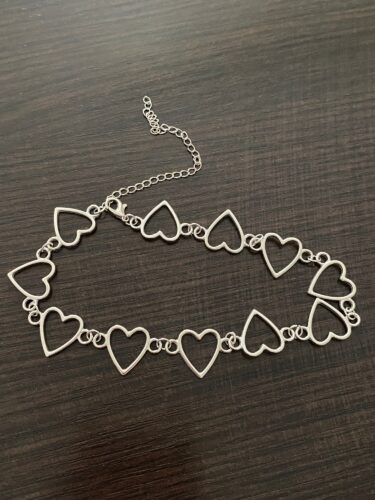 Korean Style Sweet Love Heart Choker Necklace photo review