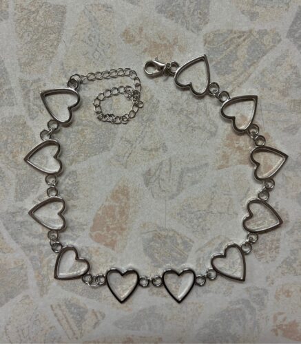 Korean Style Sweet Love Heart Choker Necklace photo review