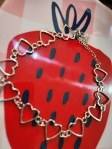 Korean Style Sweet Love Heart Choker Necklace photo review