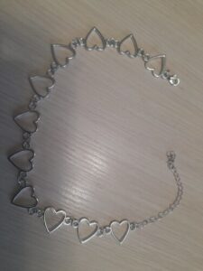 Korean Style Sweet Love Heart Choker Necklace photo review