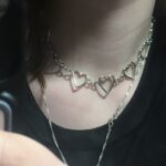 Korean Style Sweet Love Heart Choker Necklace photo review