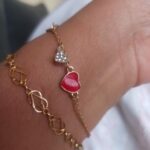 Korean Style Peach Heart love Bracelet photo review