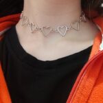 Korean Style Sweet Love Heart Choker Necklace photo review