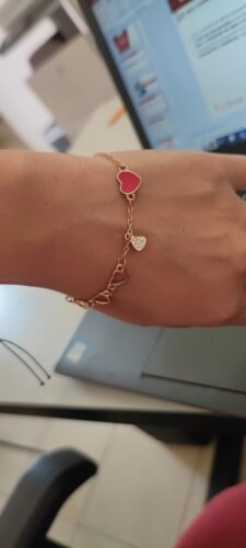 Korean Style Peach Heart love Bracelet photo review