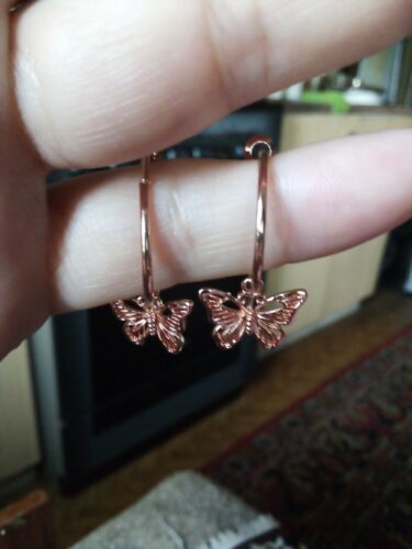 Exquisite butterfly earrings photo review