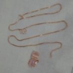 Cat Jewelry Set in Rose Gold Plate & Pink Quartz Crystal Rhinestone photo review