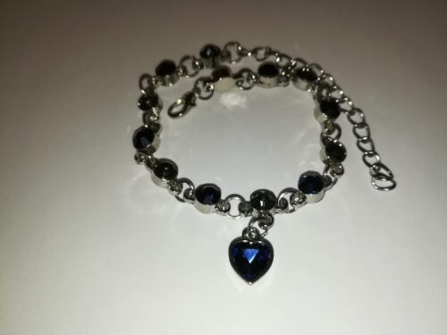 Ocean Heart Blue Crystal Bracelet photo review