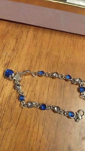 Ocean Heart Blue Crystal Bracelet photo review