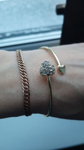 Full Heart Diamante Bracelet photo review