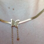 Gold Butterfly Choker photo review