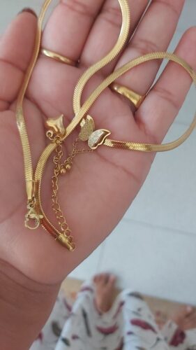 Gold Butterfly Choker photo review