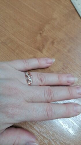 Rose Gold Plated Heart shaped Ring photo review